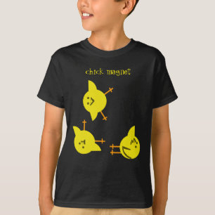 La camiseta del niño del imán del polluelo