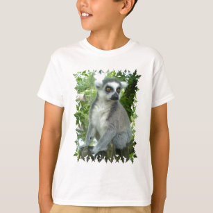 La camiseta del niño del Lemur de Madagascar