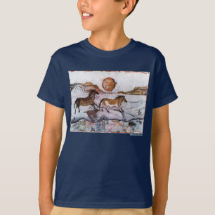 La camiseta del niño del petroglifo de
