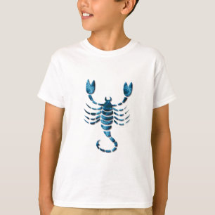 La camiseta del niño del zodiaco del escorpión