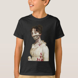 La camiseta del niño del zombi de la cubierta de