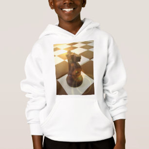 La camiseta del niño encapuchado del caballero de