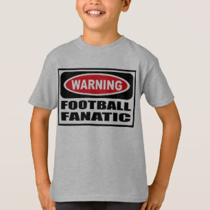 La camiseta del niño FANÁTICO del FÚTBOL
