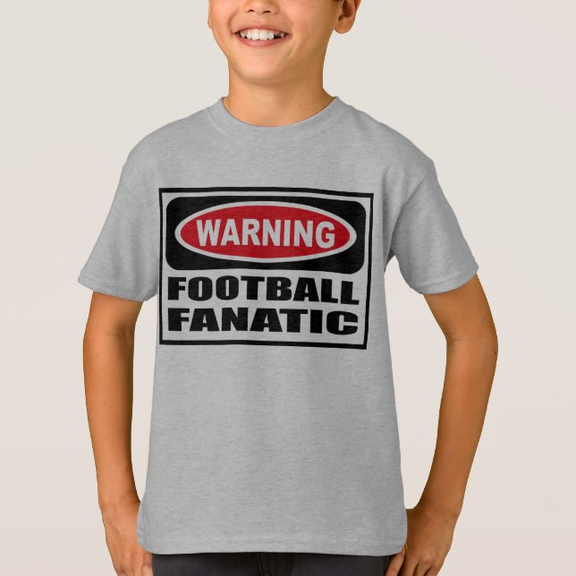 La camiseta del niño FANÁTICO del FÚTBOL (Anverso)