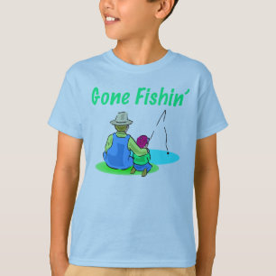 La camiseta del niño ido de Fishin