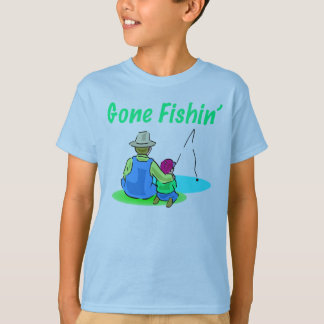 La camiseta del niño ido de Fishin