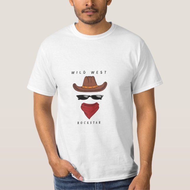 La camiseta del oeste salvaje (Anverso)