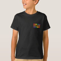 La camiseta del orgullo infantil