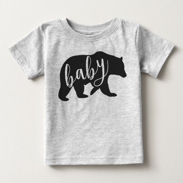 La camiseta del oso del bebé también disponible es (Anverso)