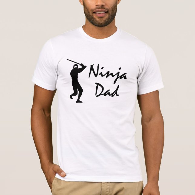 La camiseta del papá de Ninja para el día de padre (Anverso)