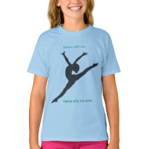 La camiseta del patio de juegos con bailarín de az