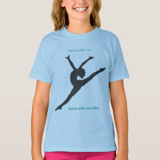 La camiseta del patio de juegos con bailarín de az
