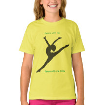 La camiseta del patio de juegos con bailarín en ch