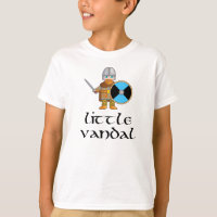 La camiseta del pequeño niño del vándalo