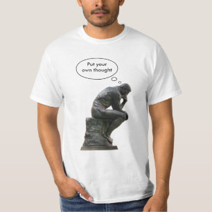 La camiseta del personalizable del pensador