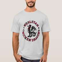 La camiseta del pollo de los hombres metodistas de