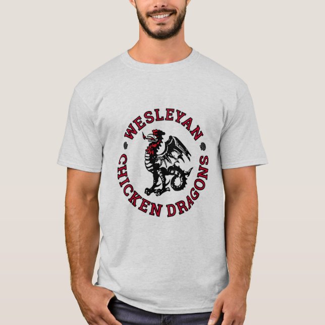 La camiseta del pollo de los hombres metodistas de (Anverso)