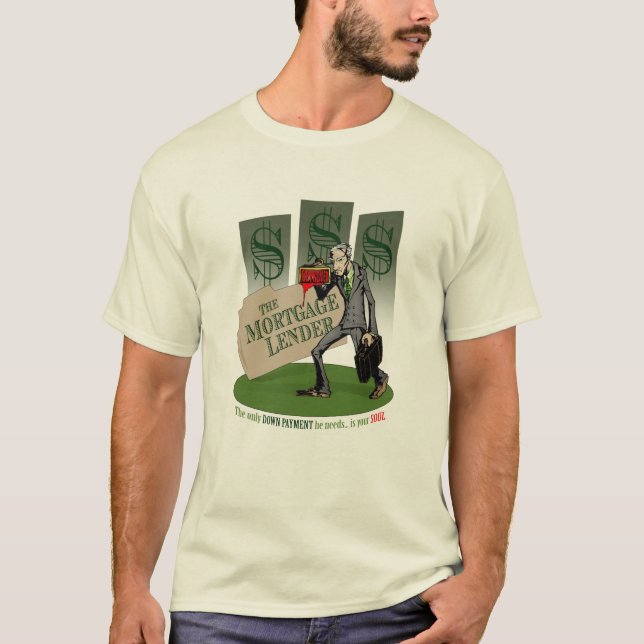 La camiseta del prestamista hipotecario (luz) (Anverso)