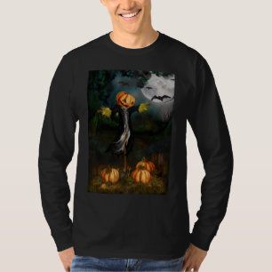 La camiseta del remiendo de la calabaza