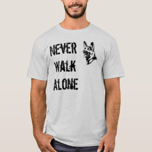 La camiseta del rescate del pastor alemán nunca