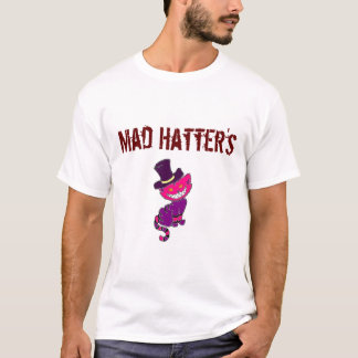 La camiseta del sombrerero enojado de los hombres