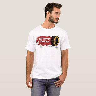 La camiseta del taxi de la deriva