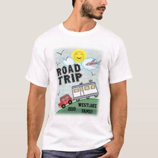 La camiseta del viaje por carretera de los hombres