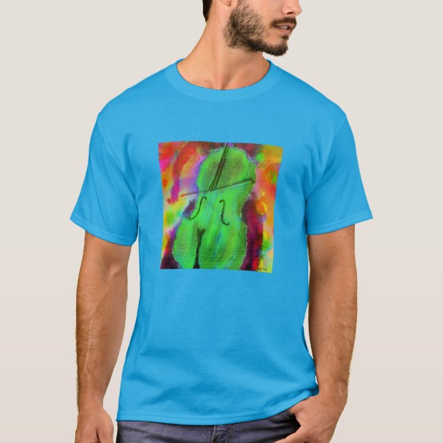 La camiseta del violoncelo de Apple para los (Anverso)
