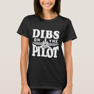 La camiseta Dibs piloto humor aviación