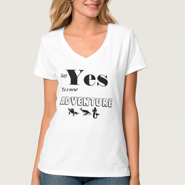 La CAMISETA dice sí a un nuevo aventura-DISEÑO (Anverso)