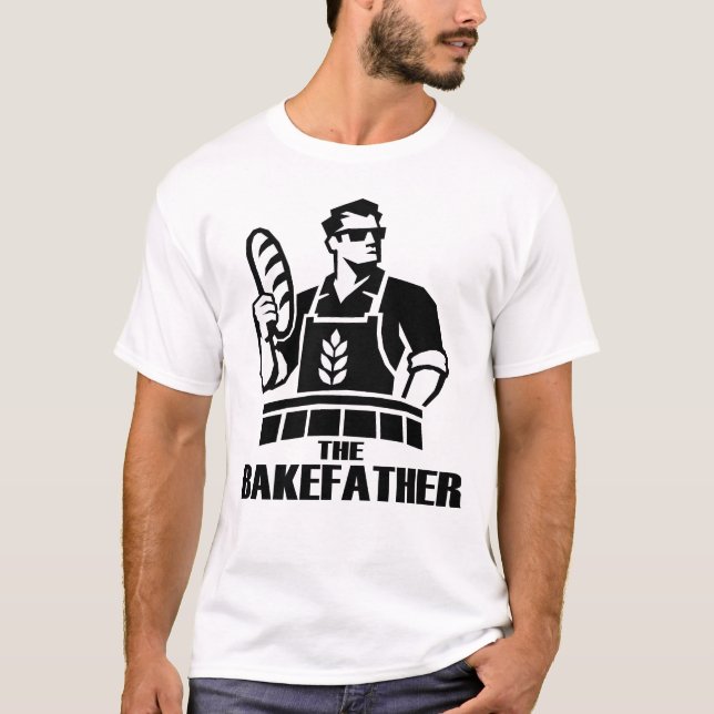 La Camiseta Divertida de Hornear El Bakefather (Anverso)