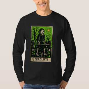 La camiseta divertida de levantador de peso muerto