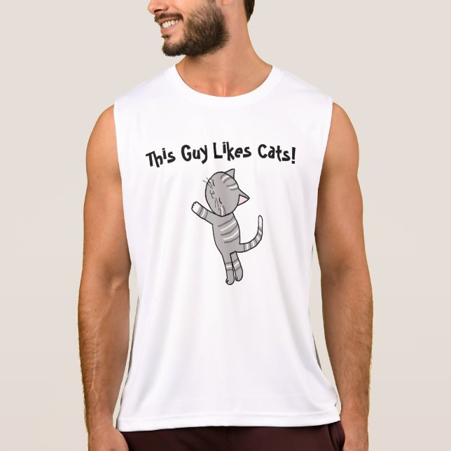 La camiseta divertida del gato este individuo (Anverso)