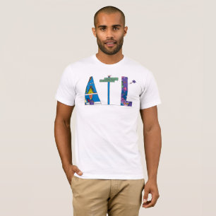 La camiseta el   ATLANTA, GA (ATL) de los hombres