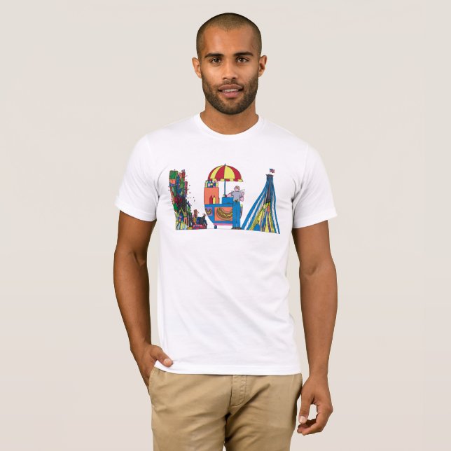 La camiseta el | NUEVA YORK, NY (LGA) de los (Anverso completo)