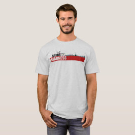 La camiseta enojada de la bandera