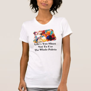 La camiseta entera de la paleta