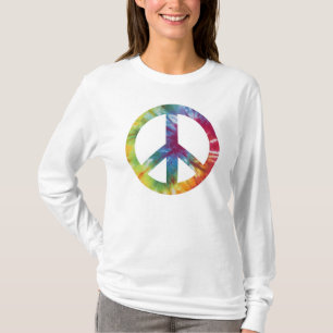 La camiseta envuelta larga de las mujeres teñidas