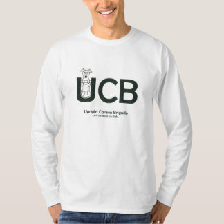 La camiseta envuelta larga de los hombres caninos
