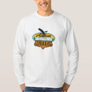 La camiseta envuelta larga de los hombres de