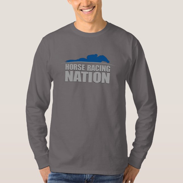 La camiseta envuelta larga de los hombres de la (Anverso)