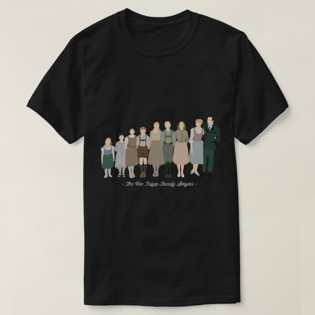 La camiseta esencial de la familia Trapp de The-Vo (Diseño del anverso)