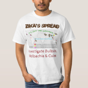 La camiseta extendida del Zika por RoseWrites