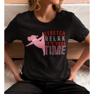 La camiseta favorita del instructor de yoga en tie