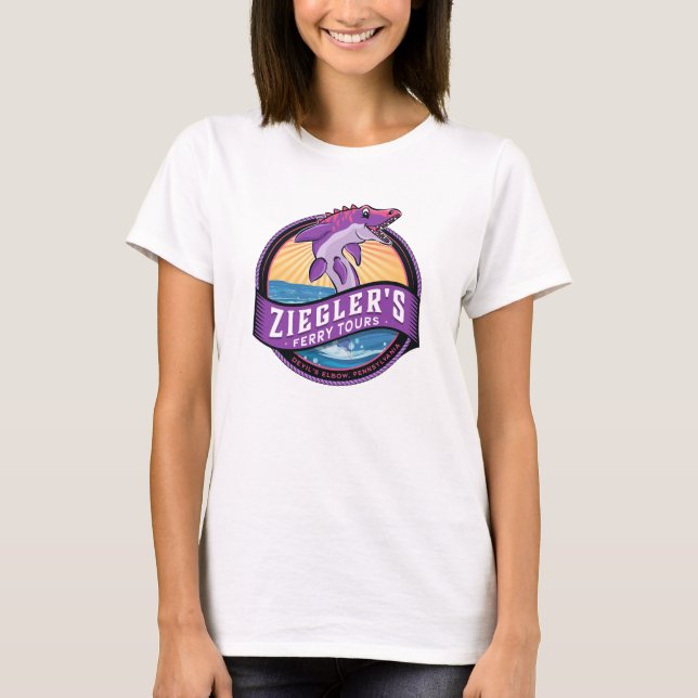 La camiseta femenina de Ziegler's Ferry Tours (Anverso)
