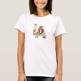 La camiseta floral Tri-Blend de Los Ángeles