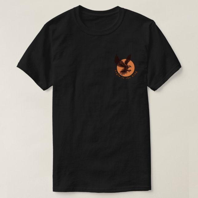 La camiseta gráfica de Eagle King - Alas audaces (Diseño del anverso)
