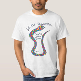 La camiseta gráfica de la serpiente Peter