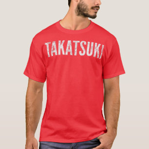 La camiseta gráfica ofensiva de Takatsuki en Japón