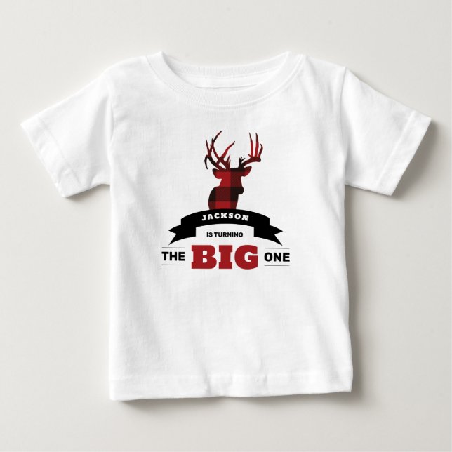 La camiseta grande de un cumpleaños - primer cumpl (Anverso)